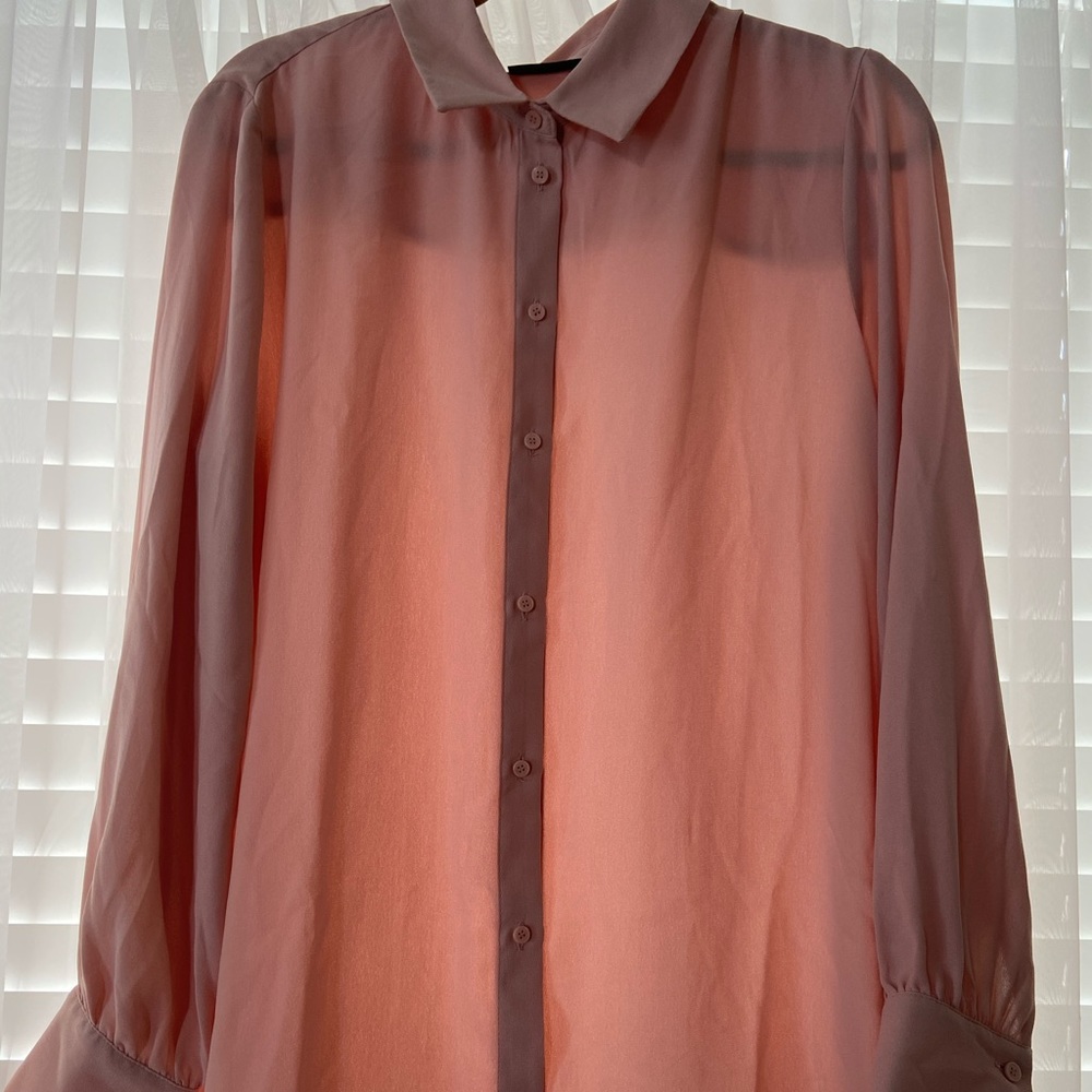 Halogen button down blouse